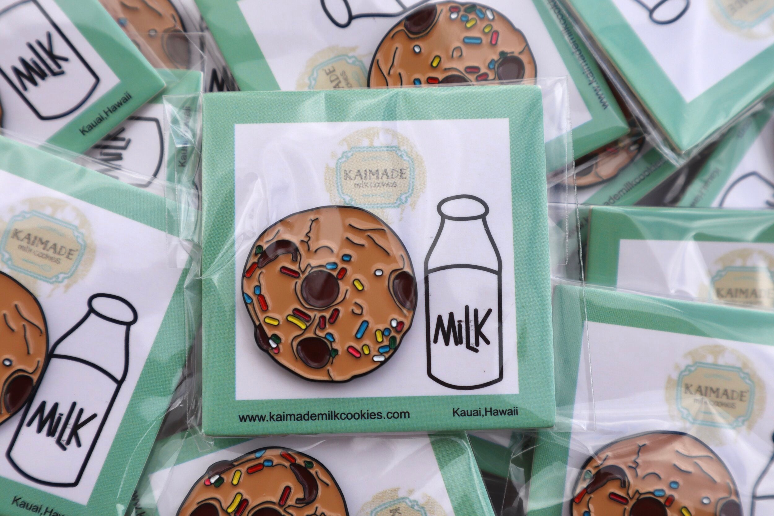 Milk Cookie Enamel Pins
